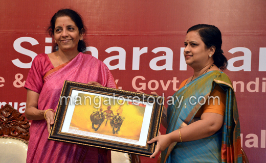Nirmala sitaraman in Mangalore